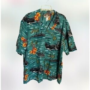 KALAHEO Pearl Harbor Hawaii Navy
Ships Aloha vintage shirt size 2XL